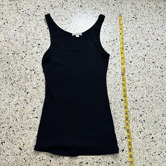 James Perse Standard navy blue ribbed tank 1 small - Picture 2 of 5